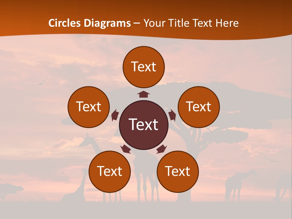 Orange Africa Kenya PowerPoint Template