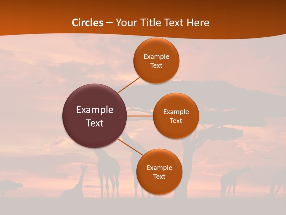 Orange Africa Kenya PowerPoint Template