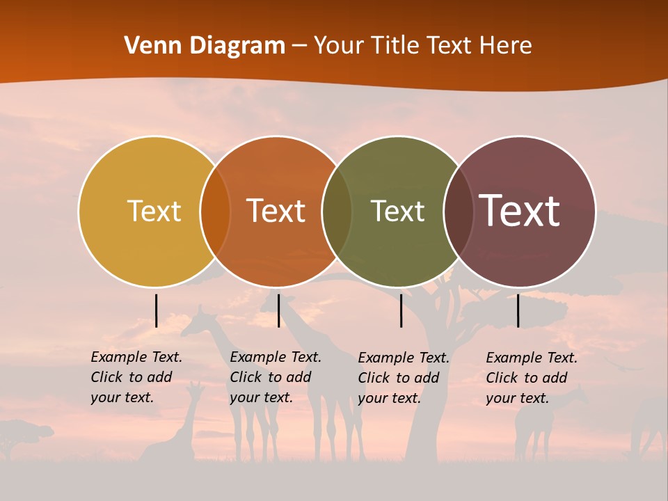 Orange Africa Kenya PowerPoint Template