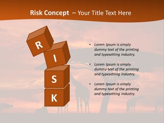 Orange Africa Kenya PowerPoint Template