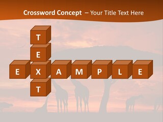 Orange Africa Kenya PowerPoint Template
