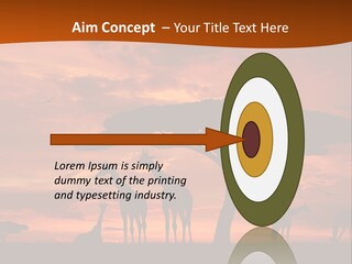 Orange Africa Kenya PowerPoint Template