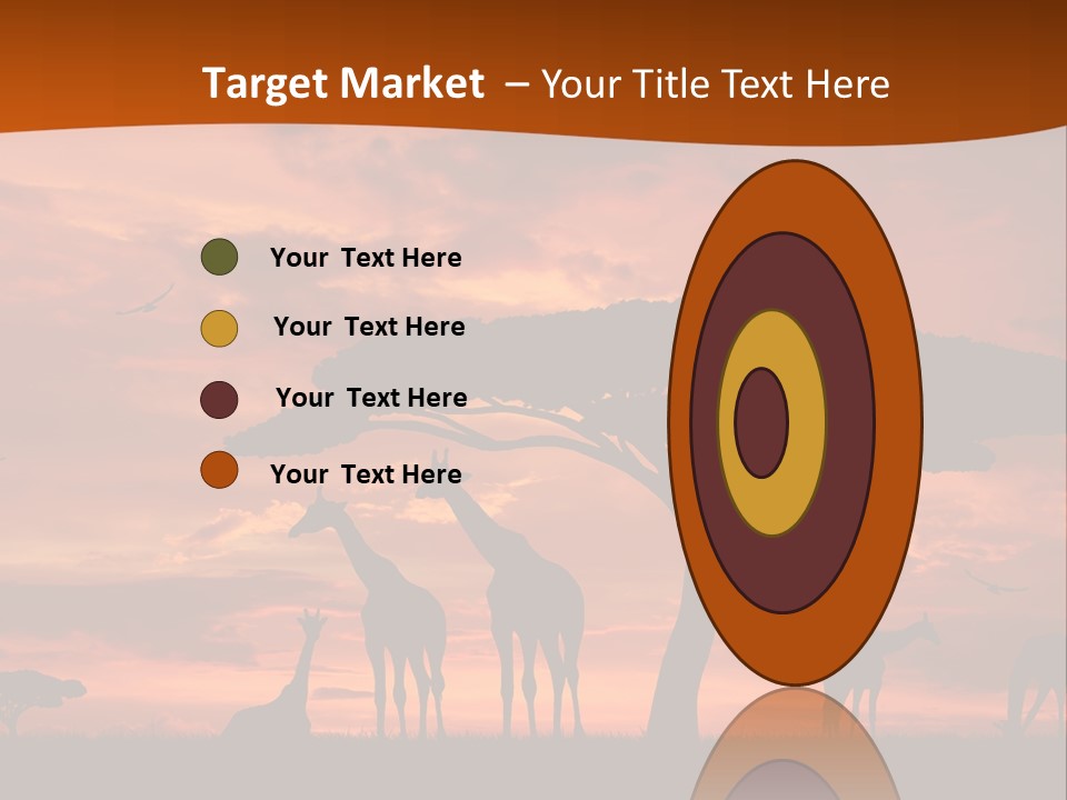 Orange Africa Kenya PowerPoint Template