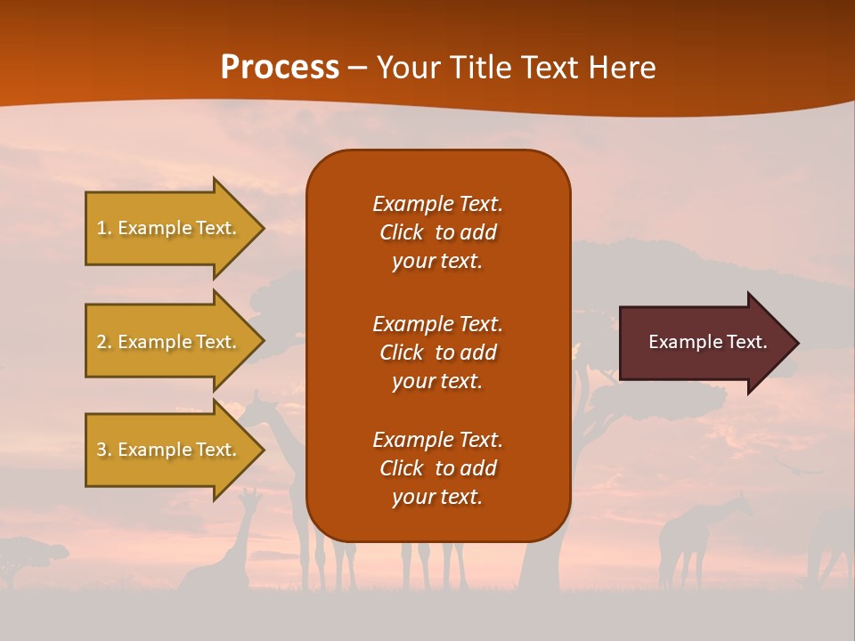 Orange Africa Kenya PowerPoint Template
