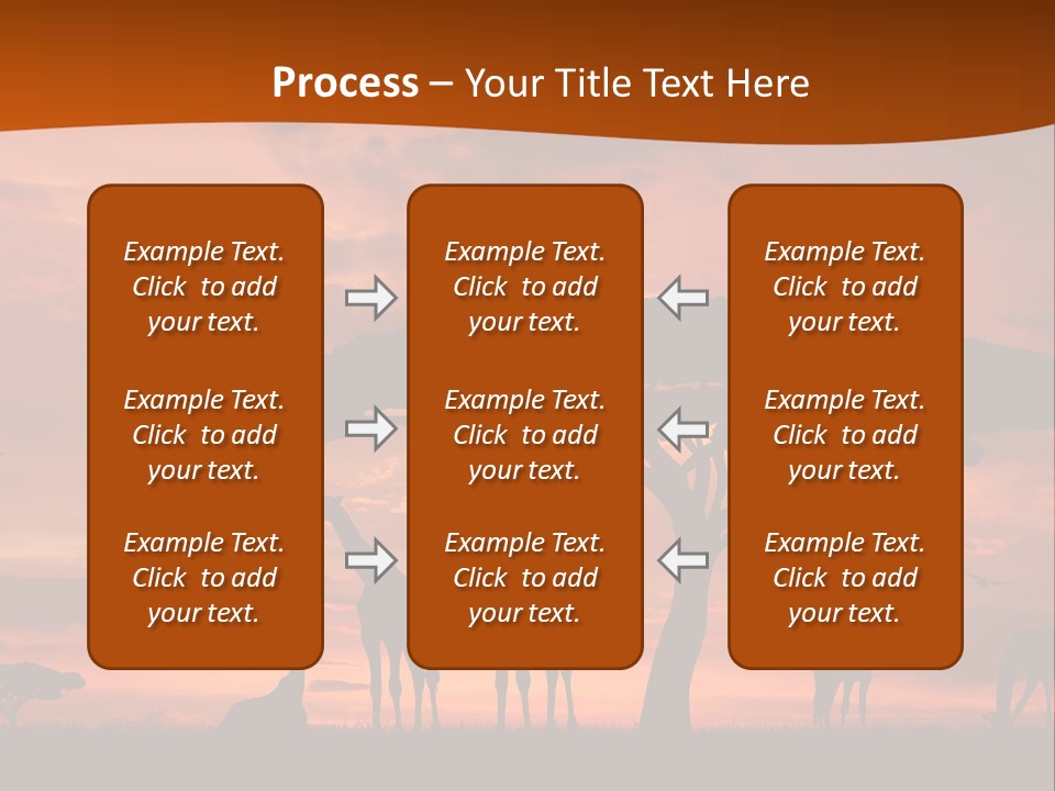 Orange Africa Kenya PowerPoint Template