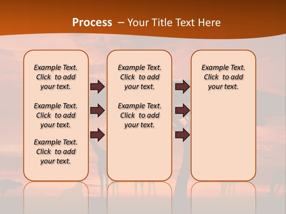 Orange Africa Kenya PowerPoint Template