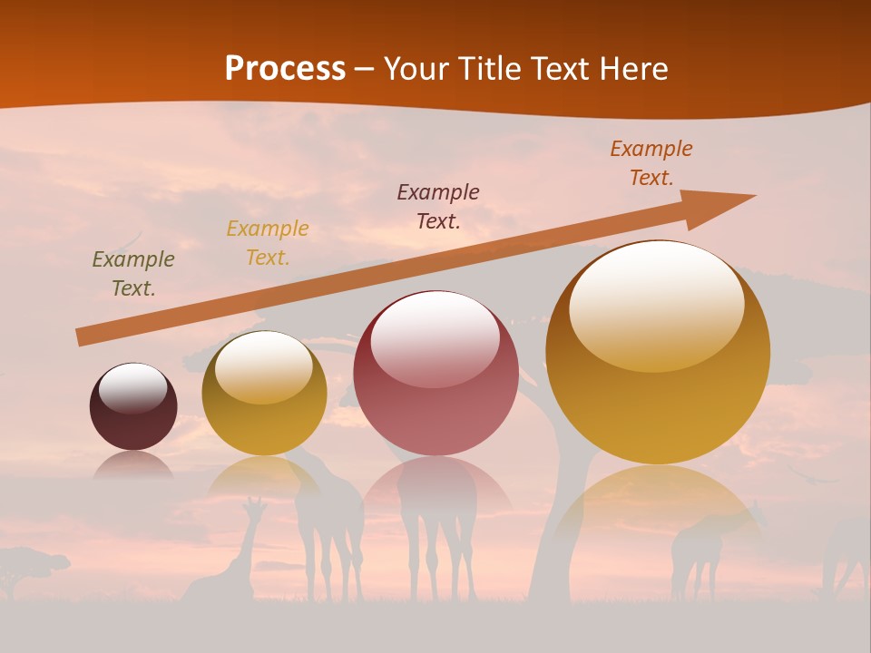 Orange Africa Kenya PowerPoint Template