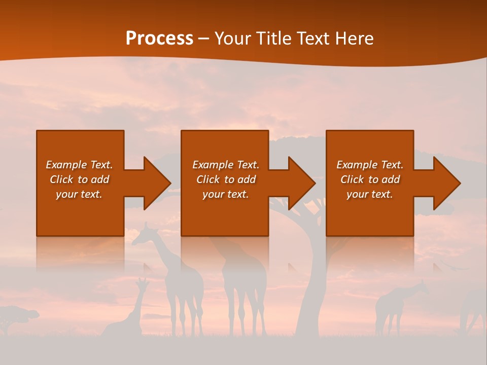 Orange Africa Kenya PowerPoint Template