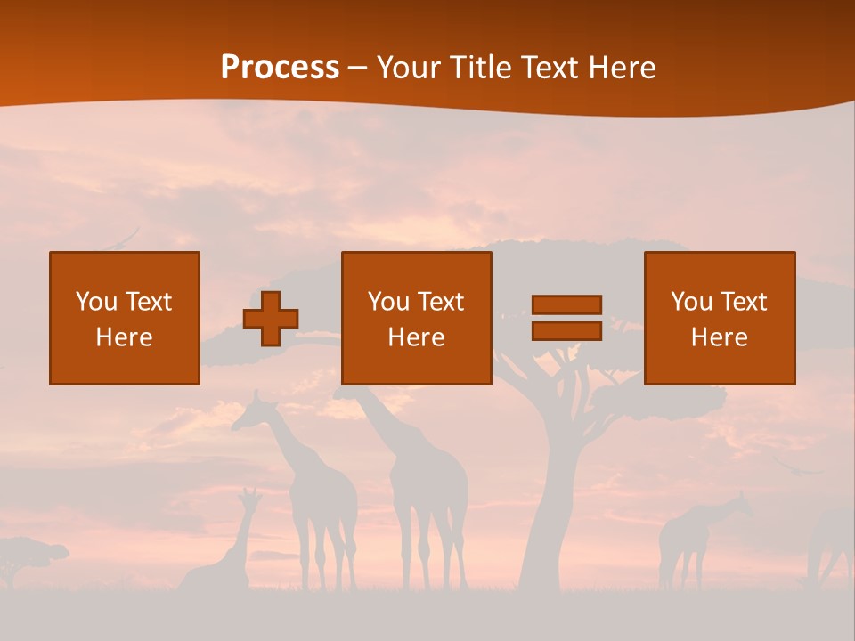 Orange Africa Kenya PowerPoint Template