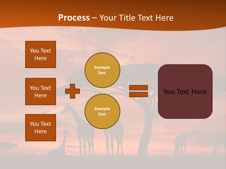 Orange Africa Kenya PowerPoint Template