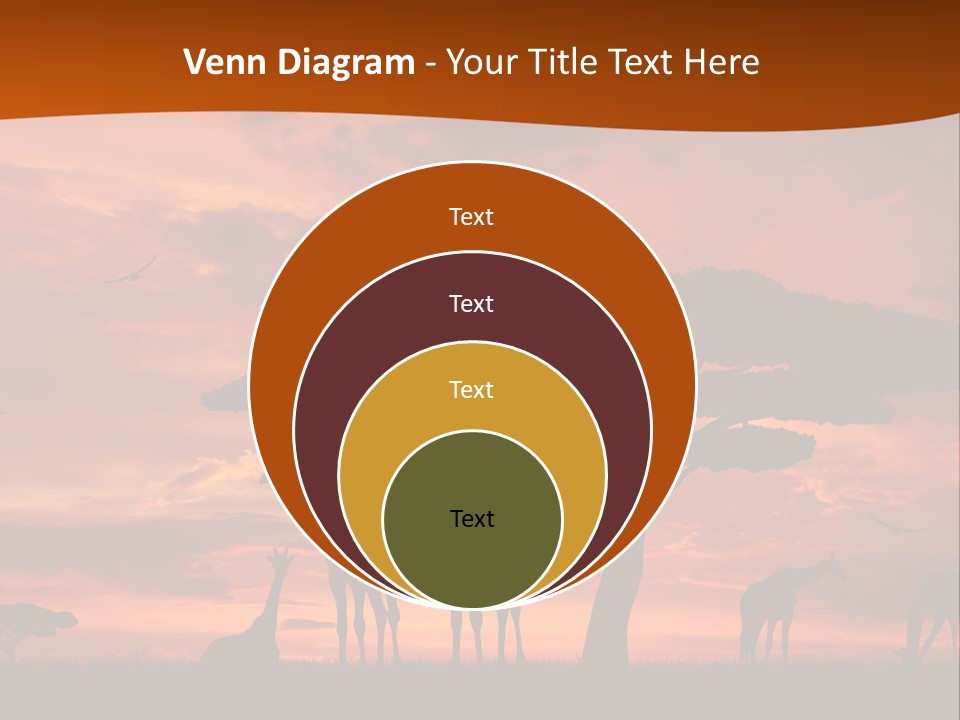 Orange Africa Kenya PowerPoint Template