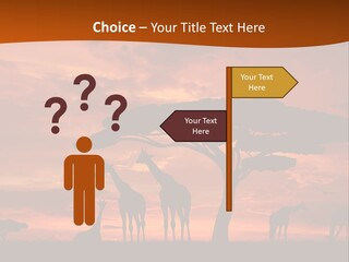 Orange Africa Kenya PowerPoint Template