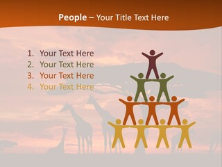 Orange Africa Kenya PowerPoint Template