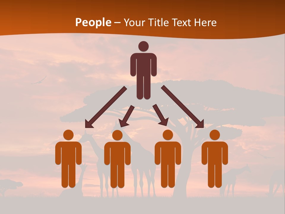 Orange Africa Kenya PowerPoint Template
