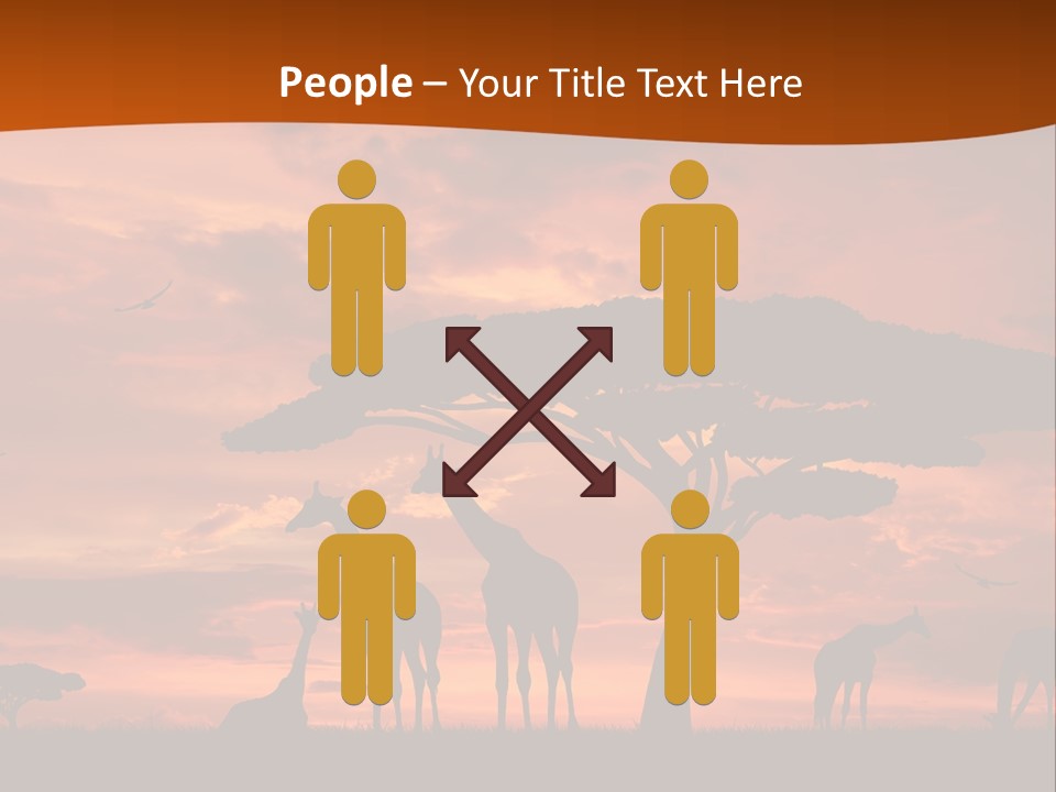 Orange Africa Kenya PowerPoint Template