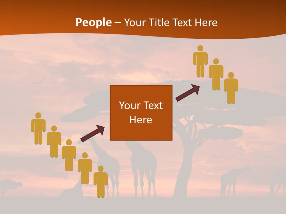 Orange Africa Kenya PowerPoint Template