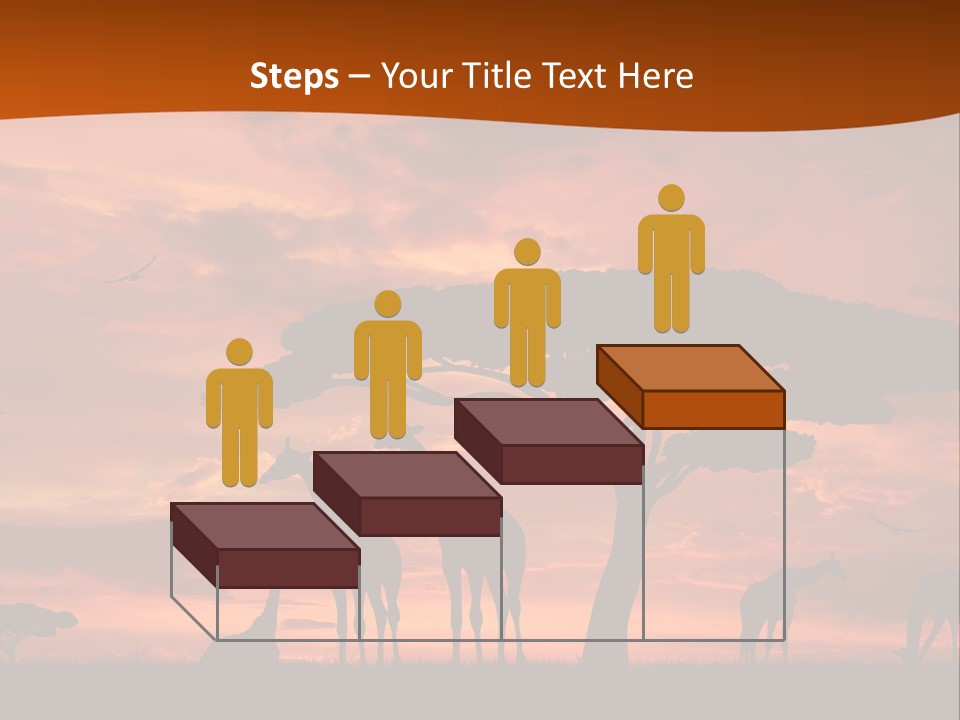Orange Africa Kenya PowerPoint Template