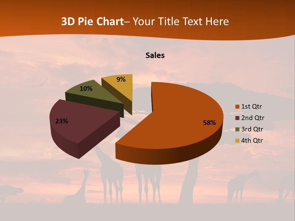 Orange Africa Kenya PowerPoint Template