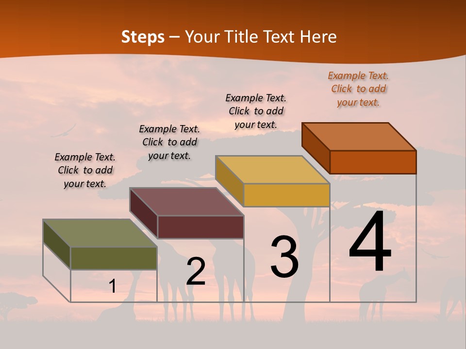 Orange Africa Kenya PowerPoint Template