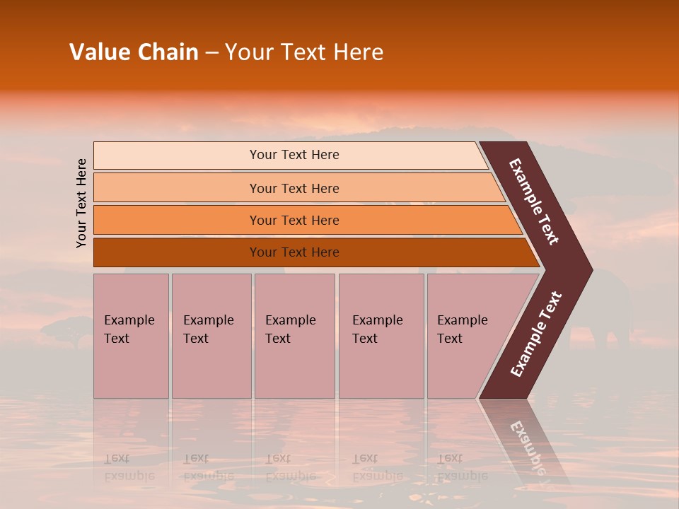 Tourist Wallpaper Mirror PowerPoint Template