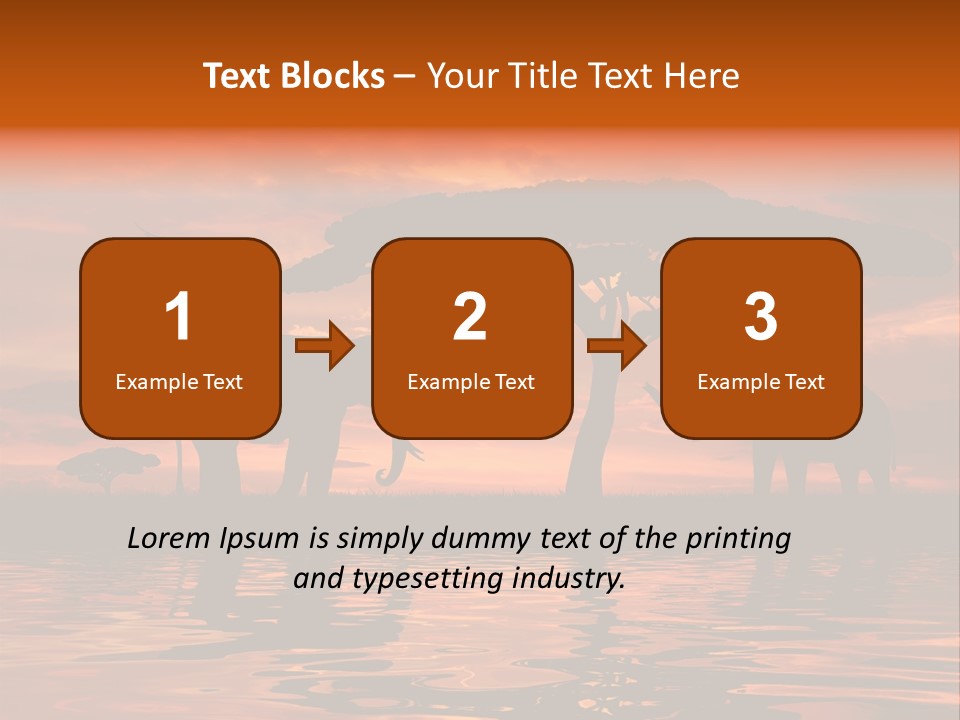 Tourist Wallpaper Mirror PowerPoint Template