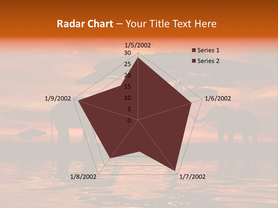 Tourist Wallpaper Mirror PowerPoint Template