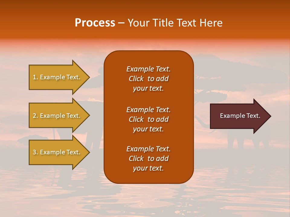 Tourist Wallpaper Mirror PowerPoint Template