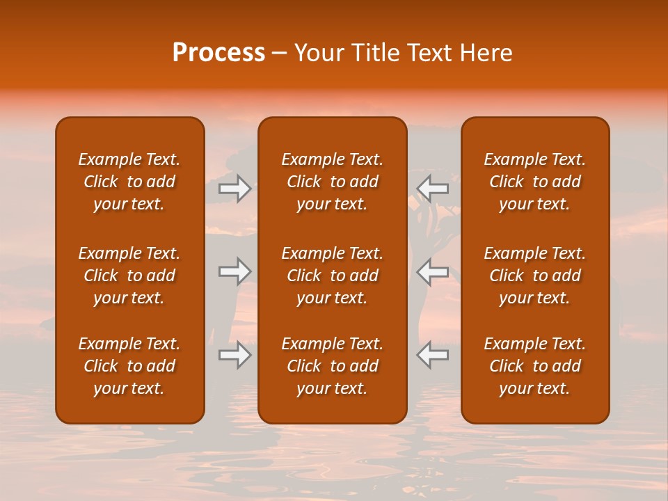 Tourist Wallpaper Mirror PowerPoint Template