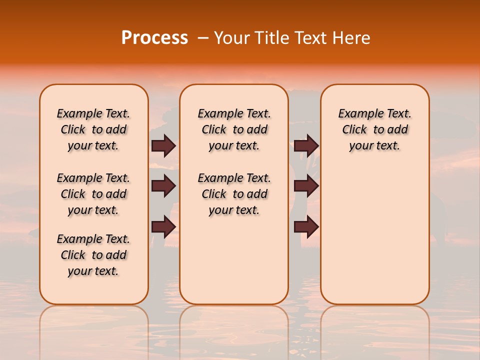 Tourist Wallpaper Mirror PowerPoint Template