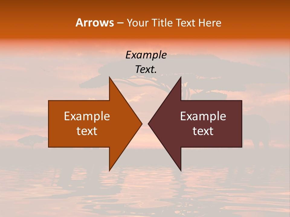 Tourist Wallpaper Mirror PowerPoint Template
