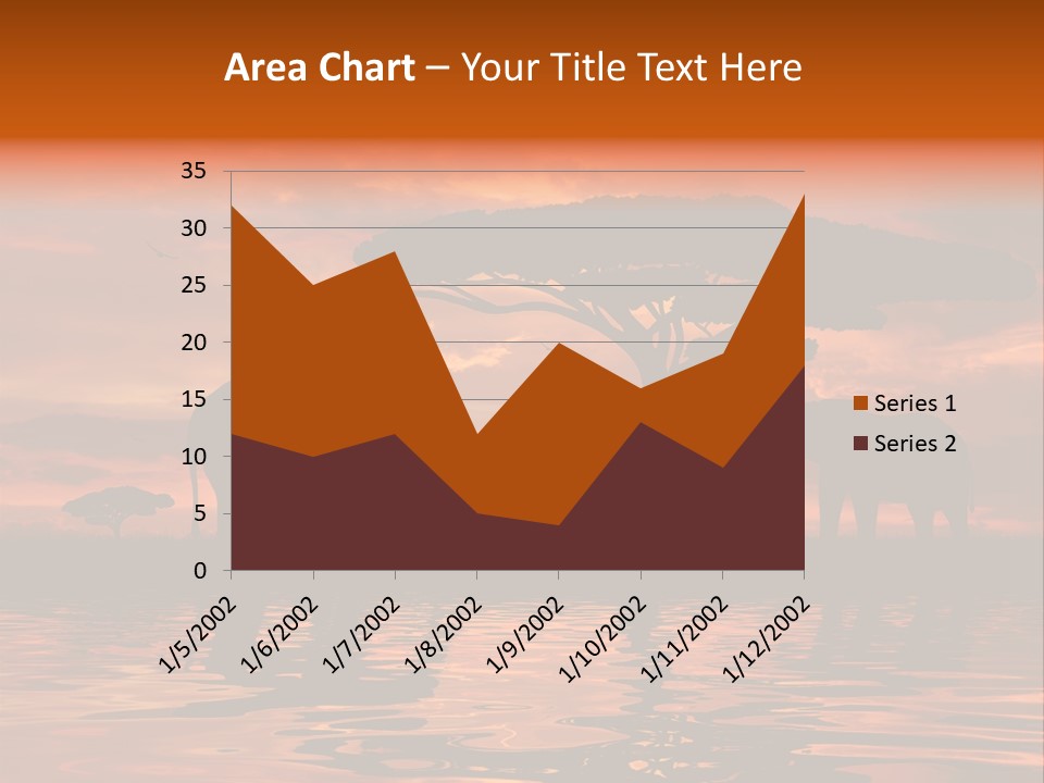 Tourist Wallpaper Mirror PowerPoint Template