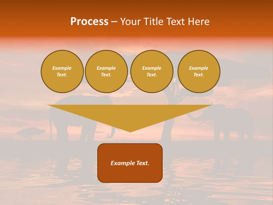 Tourist Wallpaper Mirror PowerPoint Template