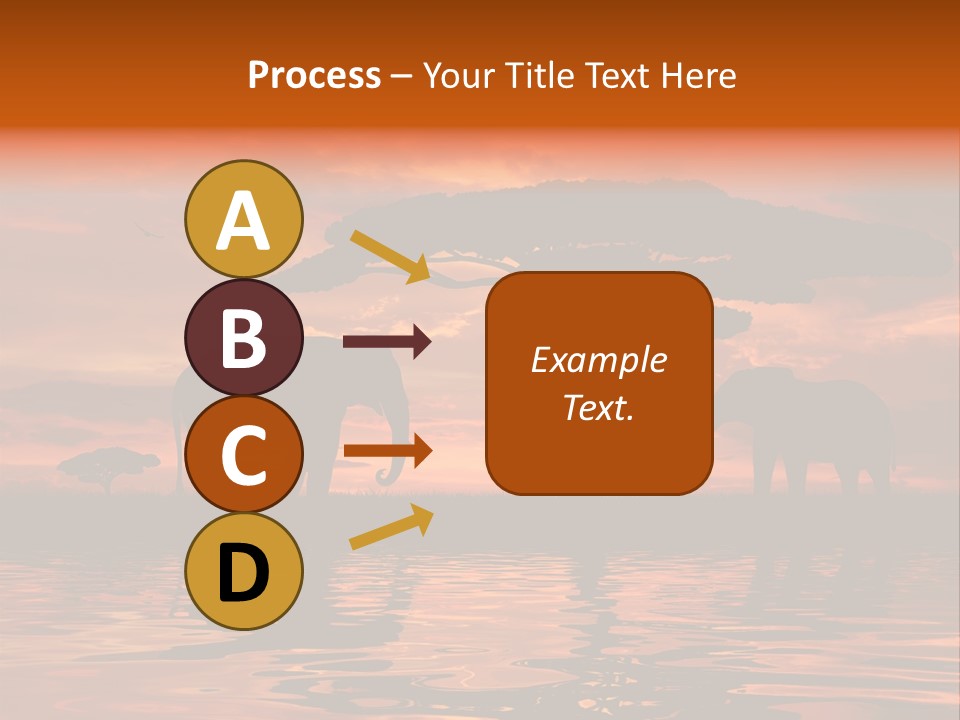 Tourist Wallpaper Mirror PowerPoint Template