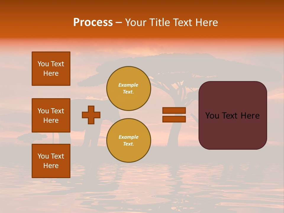 Tourist Wallpaper Mirror PowerPoint Template
