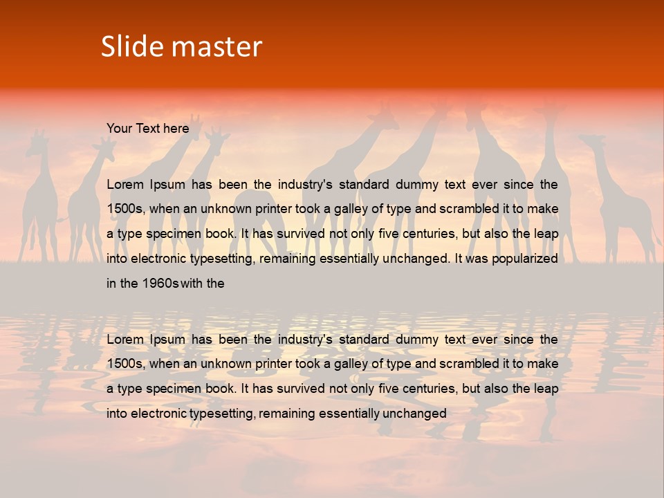 Dawn Travel Dusk PowerPoint Template
