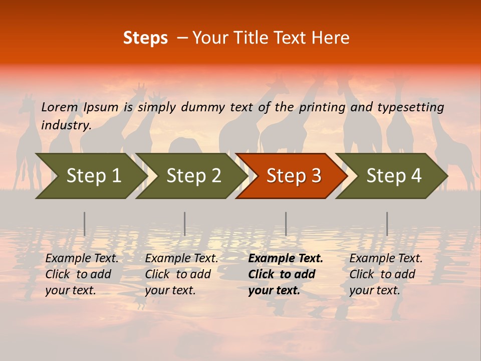 Dawn Travel Dusk PowerPoint Template