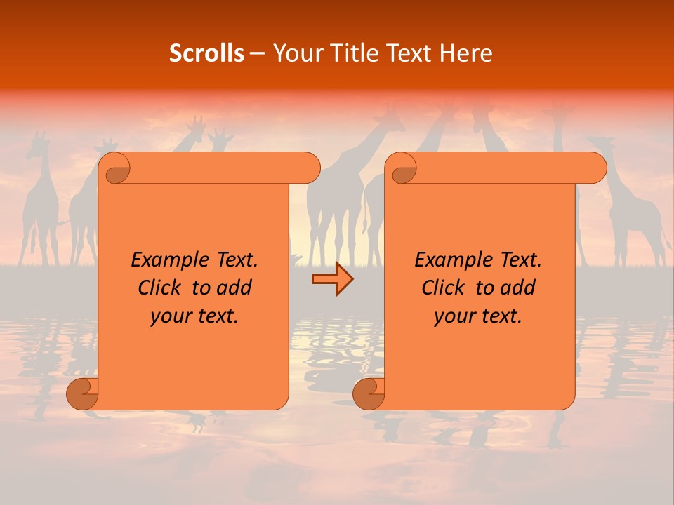 Dawn Travel Dusk PowerPoint Template