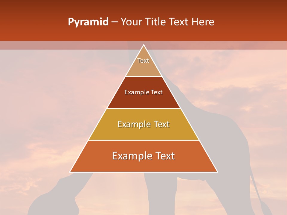 Dusk Sunlight Silhouette PowerPoint Template