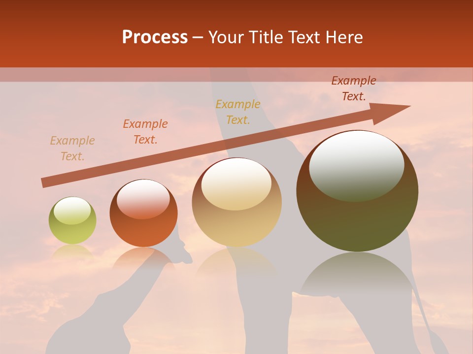 Dusk Sunlight Silhouette PowerPoint Template