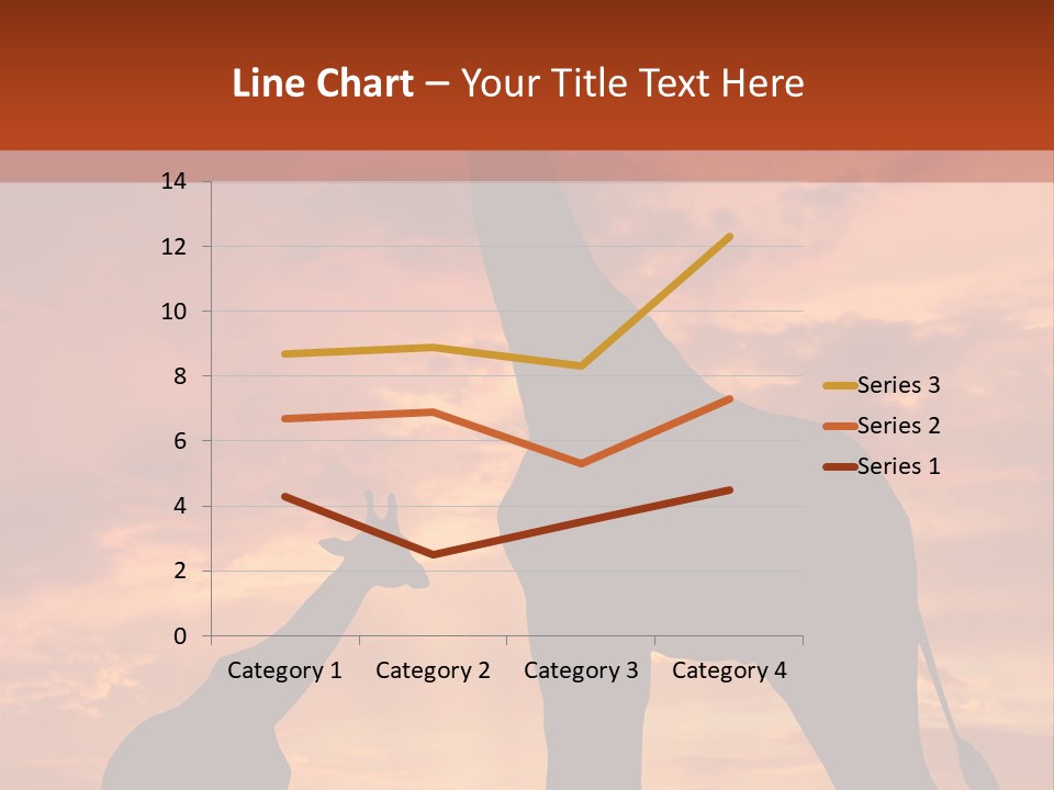 Dusk Sunlight Silhouette PowerPoint Template