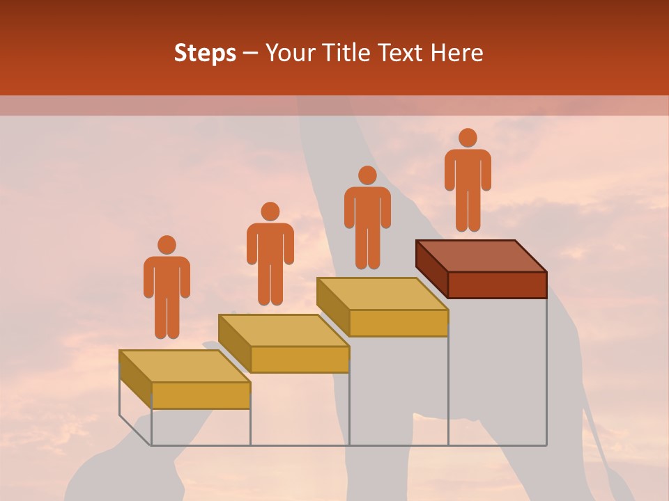 Dusk Sunlight Silhouette PowerPoint Template