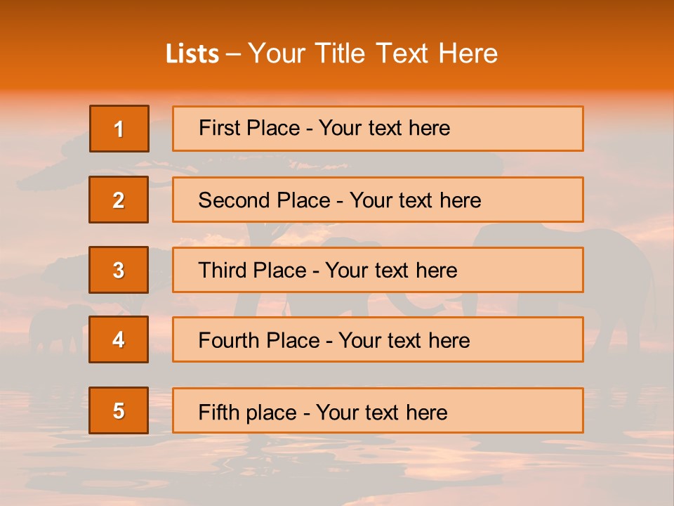 Wave Dawn Nature PowerPoint Template