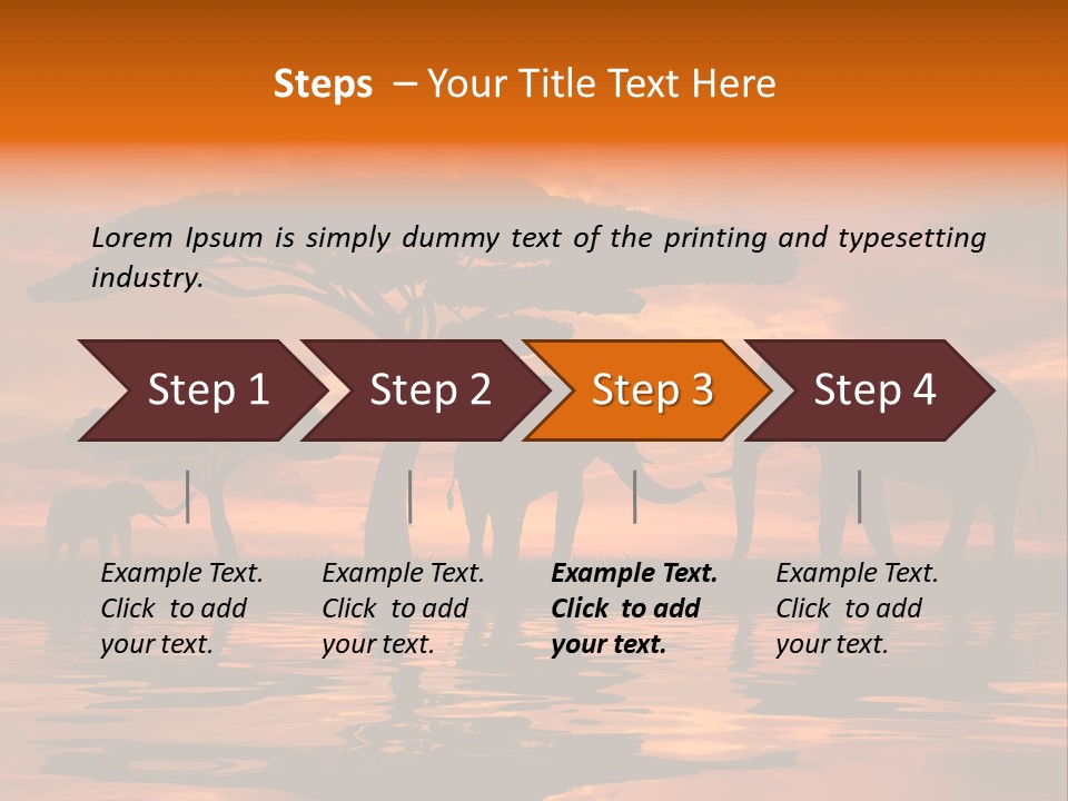 Wave Dawn Nature PowerPoint Template