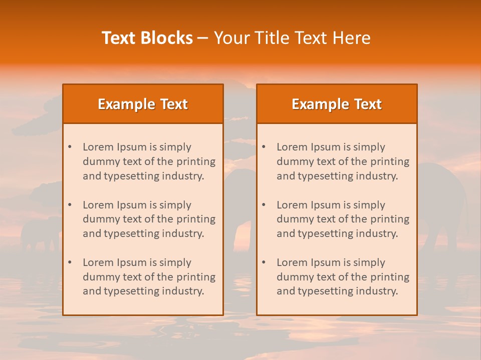 Wave Dawn Nature PowerPoint Template