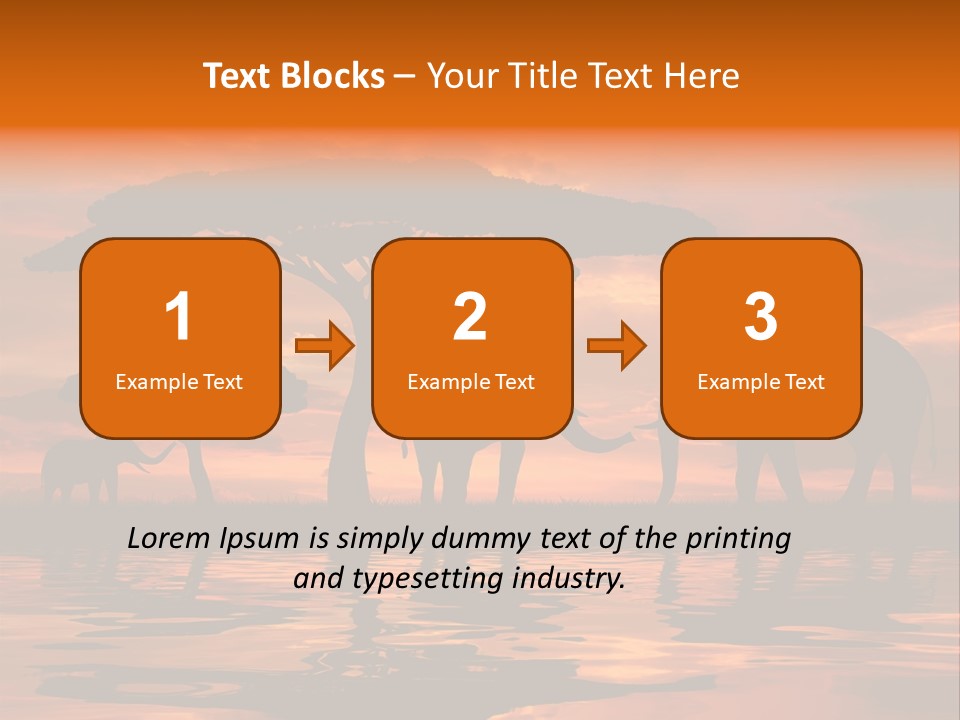 Wave Dawn Nature PowerPoint Template