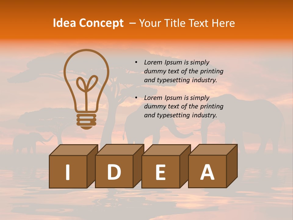 Wave Dawn Nature PowerPoint Template