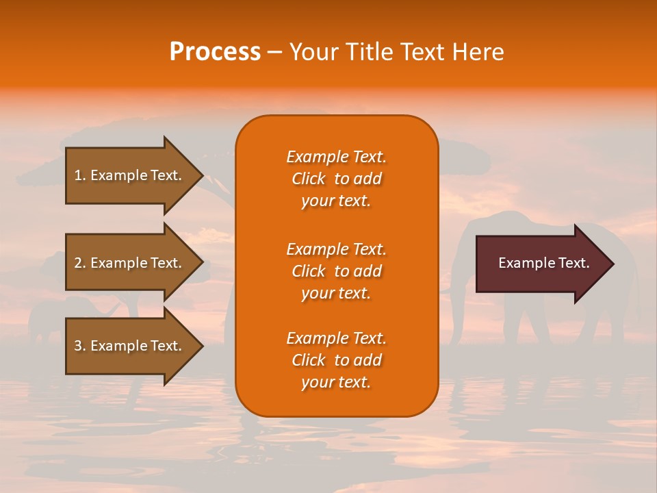 Wave Dawn Nature PowerPoint Template