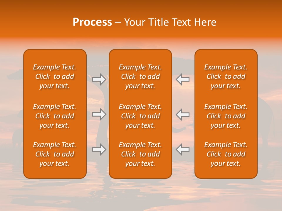 Wave Dawn Nature PowerPoint Template
