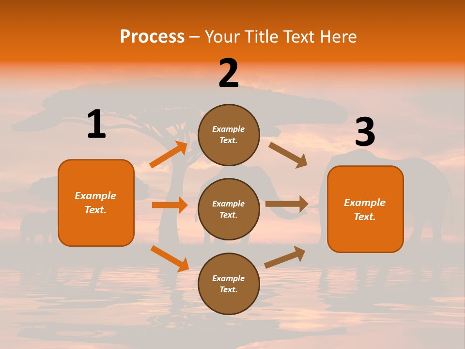 Wave Dawn Nature PowerPoint Template