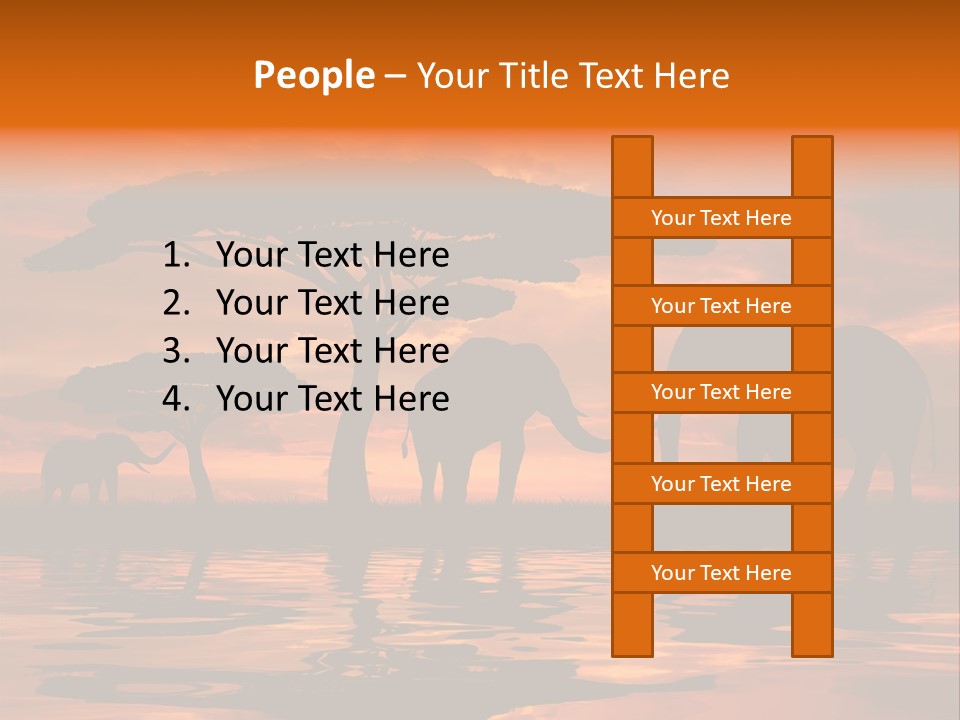 Wave Dawn Nature PowerPoint Template
